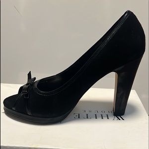 White House Black Market Suede heels